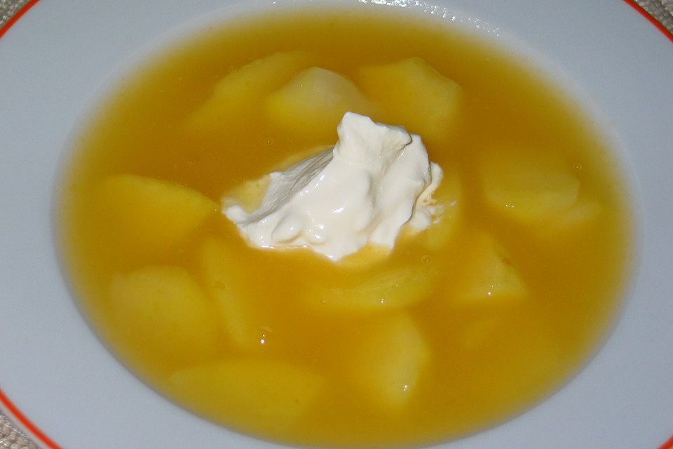 Aprikosen - Apfel - Suppe