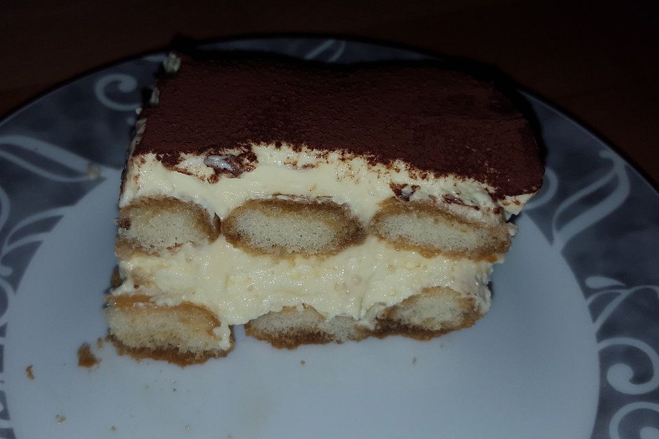 Tiramisu - ohne Eier