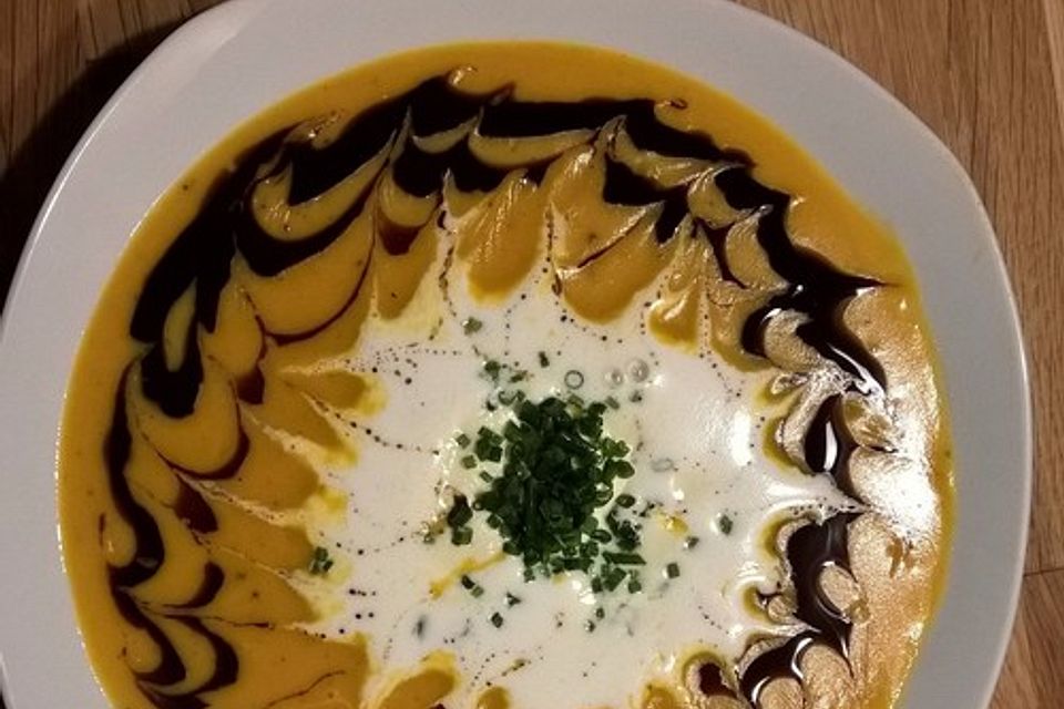 Cremige Kürbissuppe