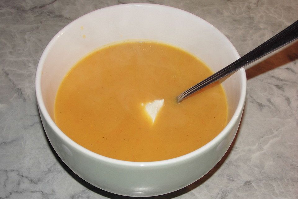 Cremige Kürbissuppe