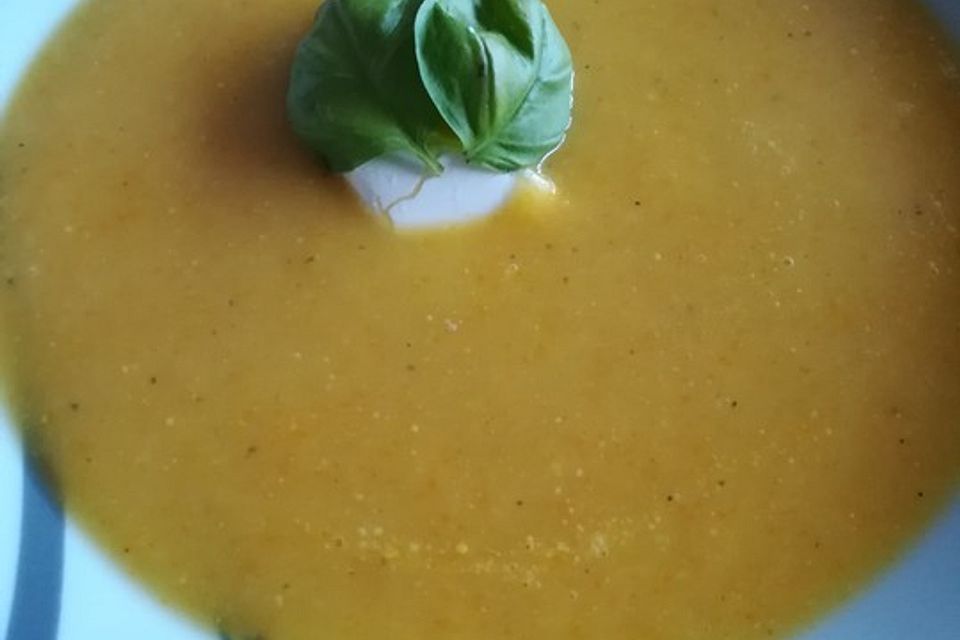 Cremige Kürbissuppe