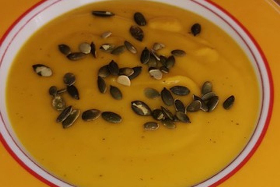 Cremige Kürbissuppe