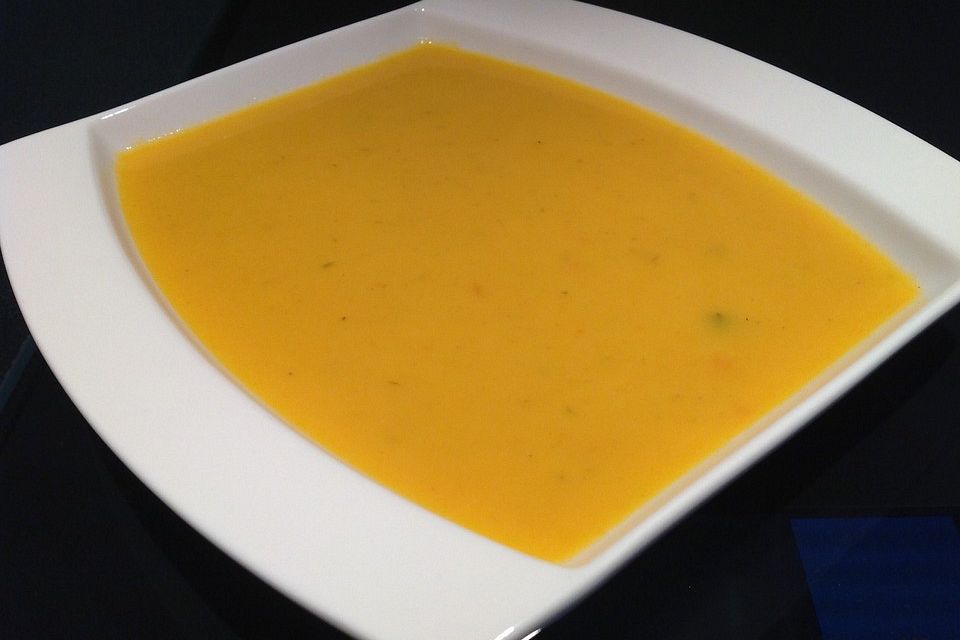 Cremige Kürbissuppe