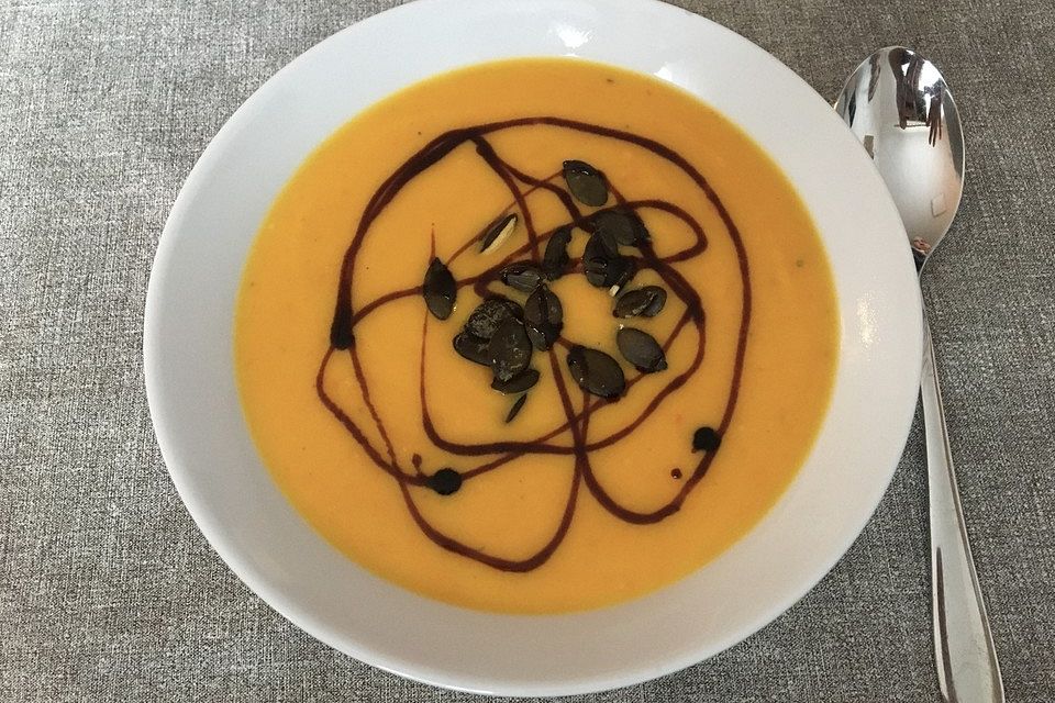 Cremige Kürbissuppe