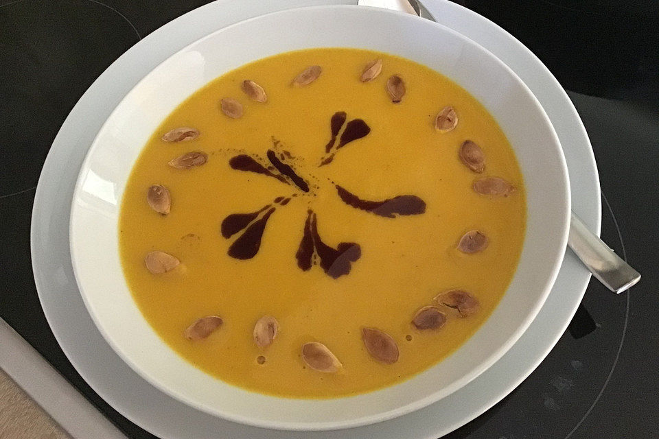 Cremige Kürbissuppe