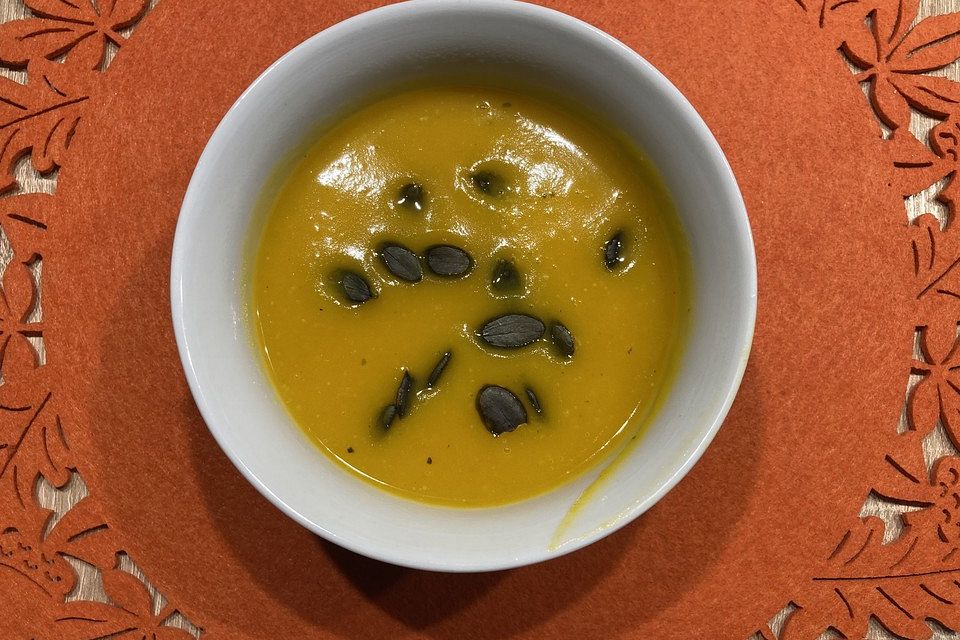 Cremige Kürbissuppe