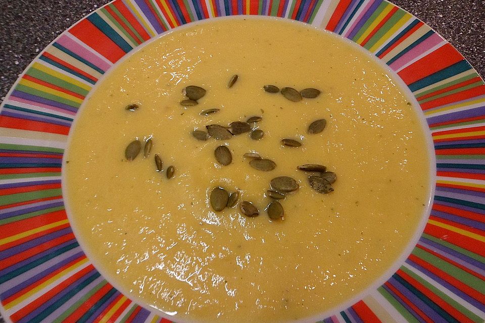 Cremige Kürbissuppe