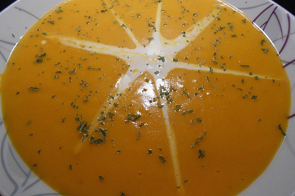 Cremige Kürbissuppe