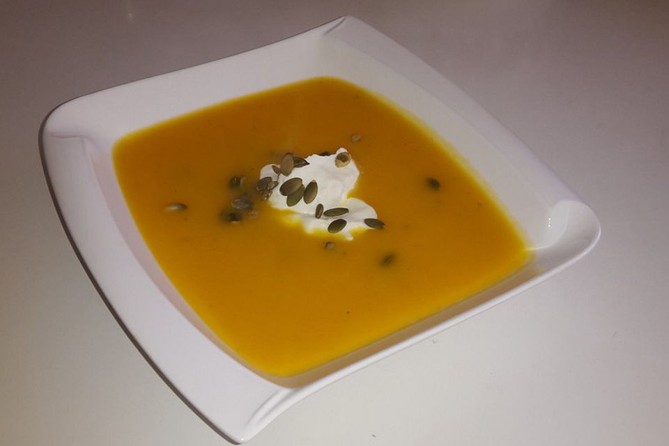 Cremige Kürbissuppe