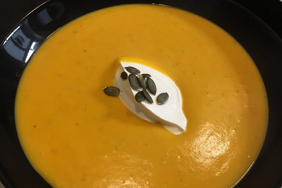 Cremige Kürbissuppe