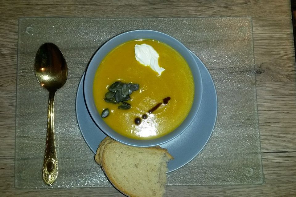 Cremige Kürbissuppe