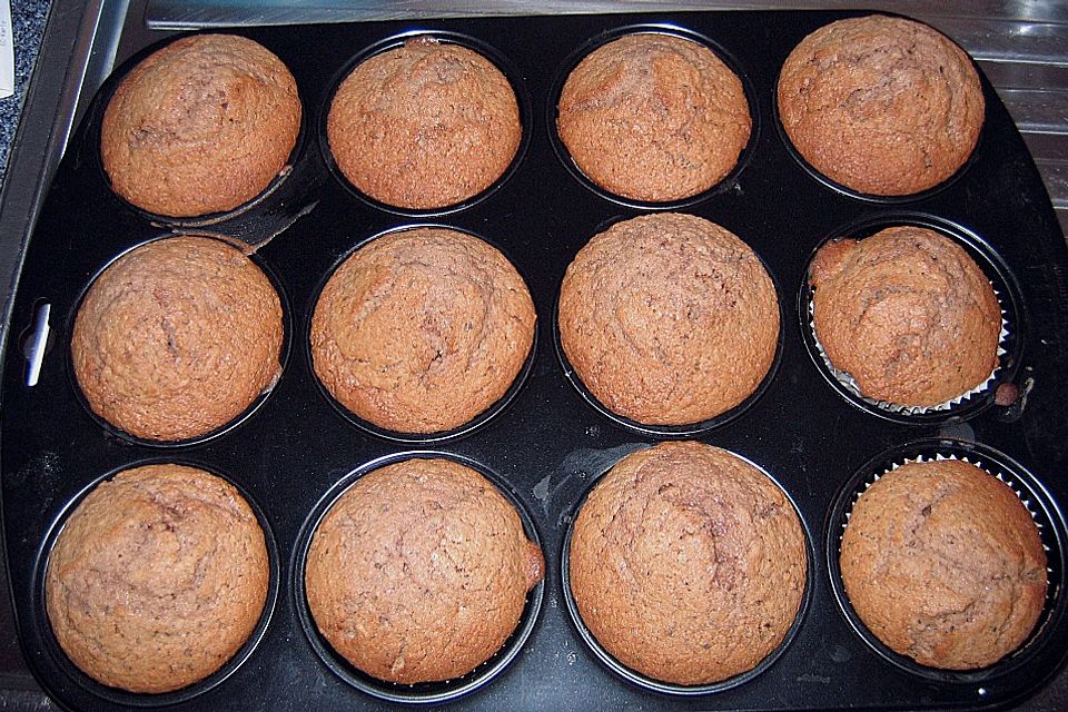 Nutella - Mandel - Muffins