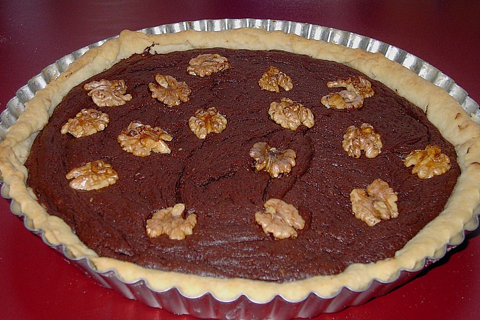 Chocolate Walnut Pie