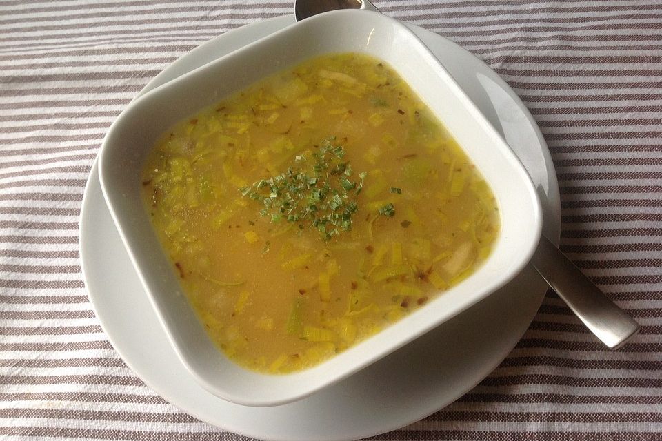 Gebrannte Grießsuppe