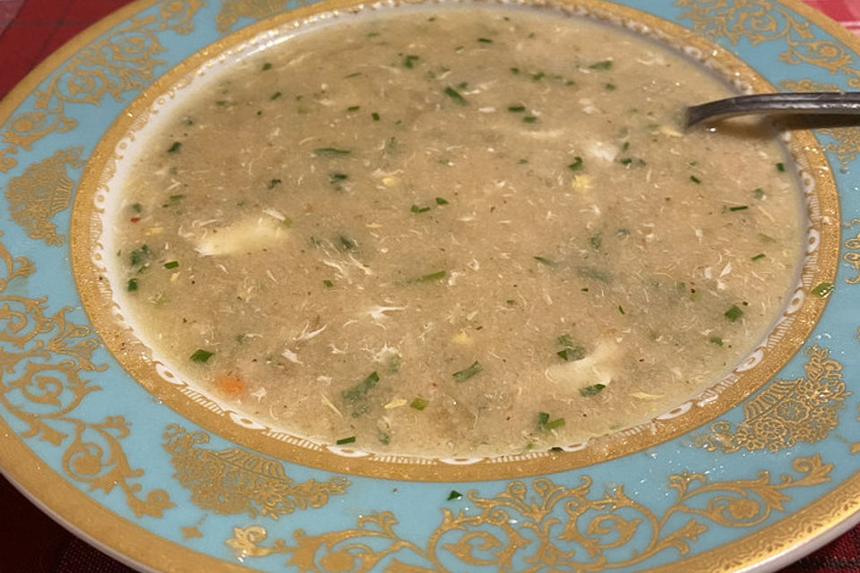 Gebrannte Grießsuppe