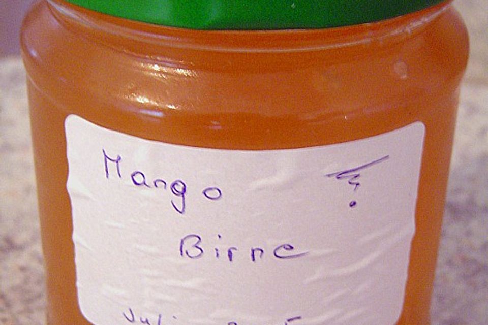 Birnen - Mango Marmelade