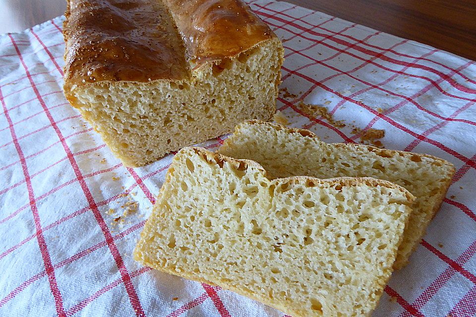 Kastenweißbrot mit Crème fraiche