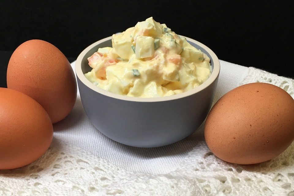 Eiersalat mit Schnittlauch