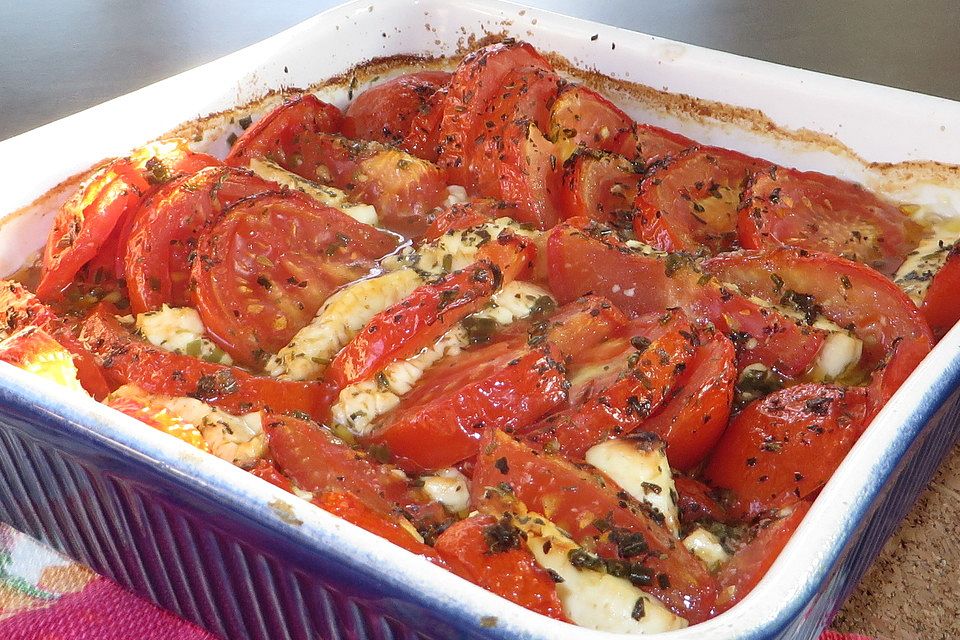 Feta - Tomaten - Gratin