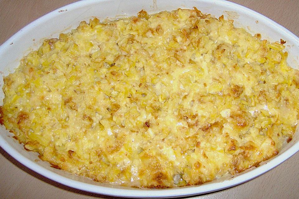 Kasseler mit Rösti überbacken