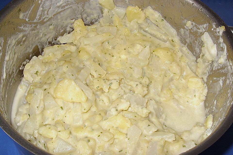 Kohlrabieintopf mit Käse