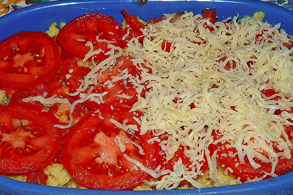 Tomaten - Couscous - Auflauf