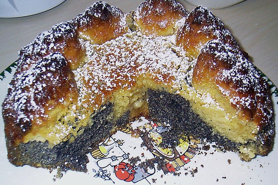 Mohn - Marmorkuchen