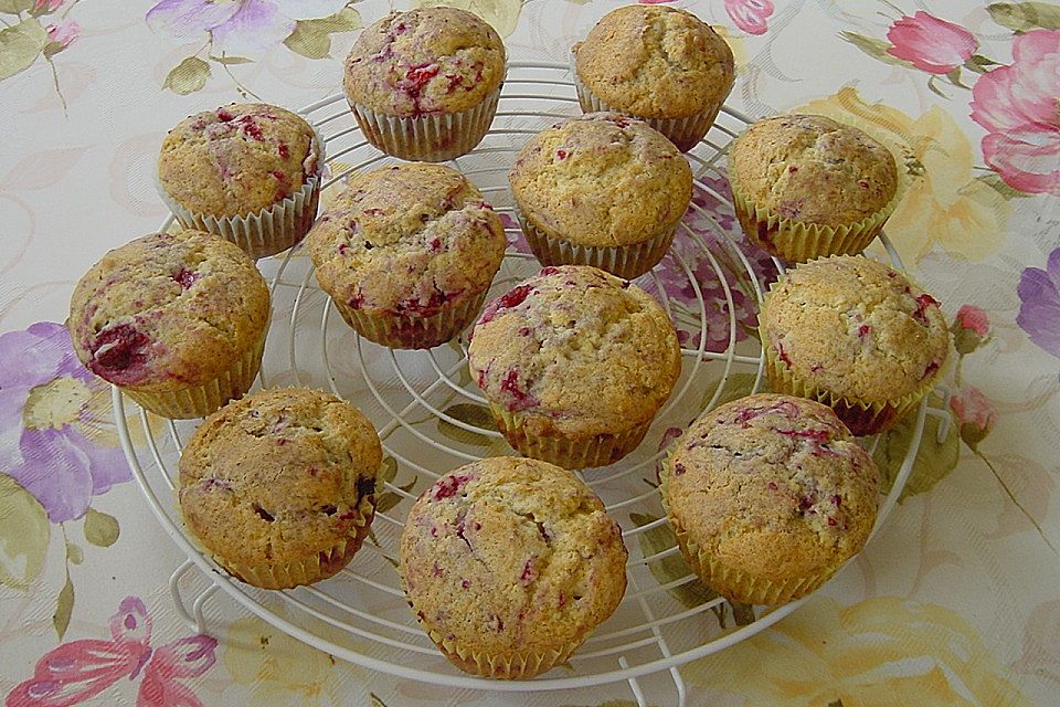 Köstliche Himbeer - Muffins