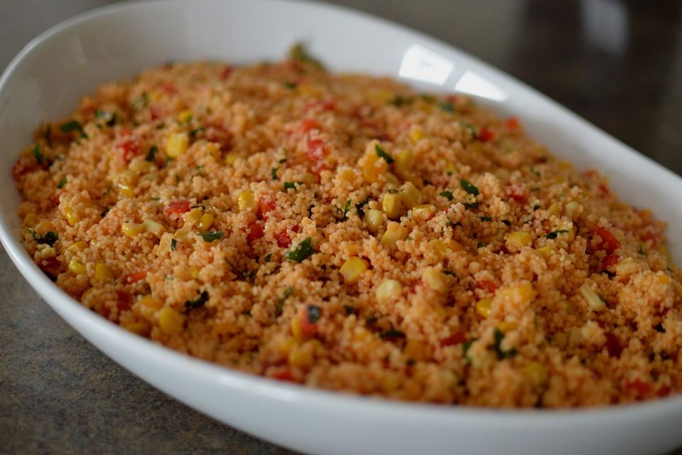 Couscous-Salat, lecker würzig