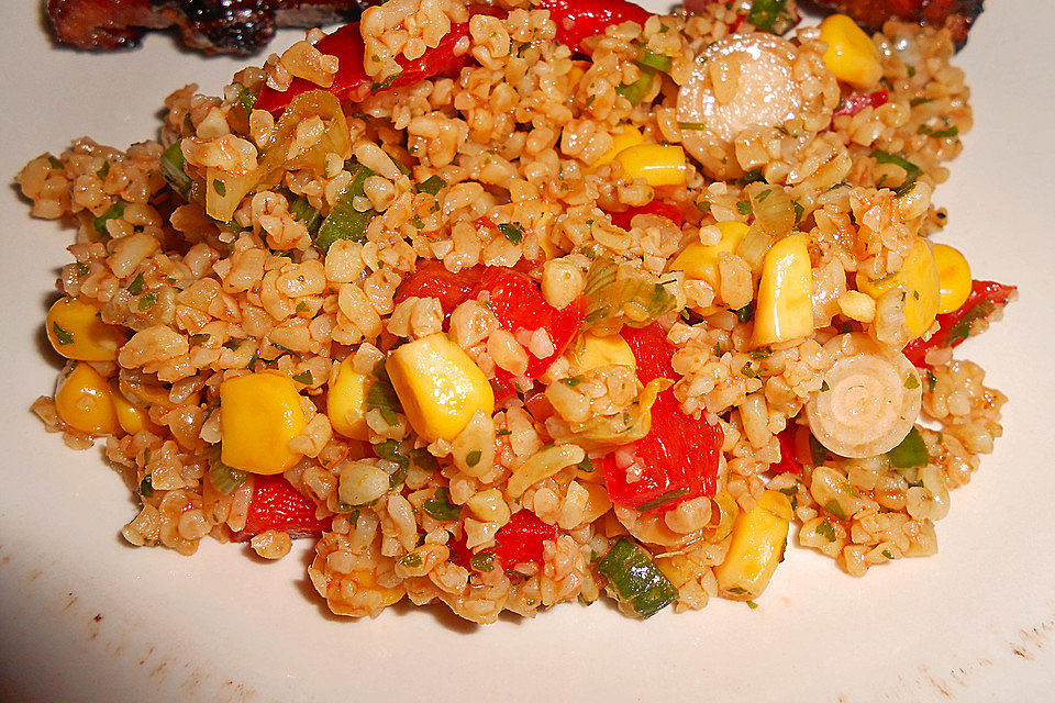 Couscous-Salat, lecker würzig