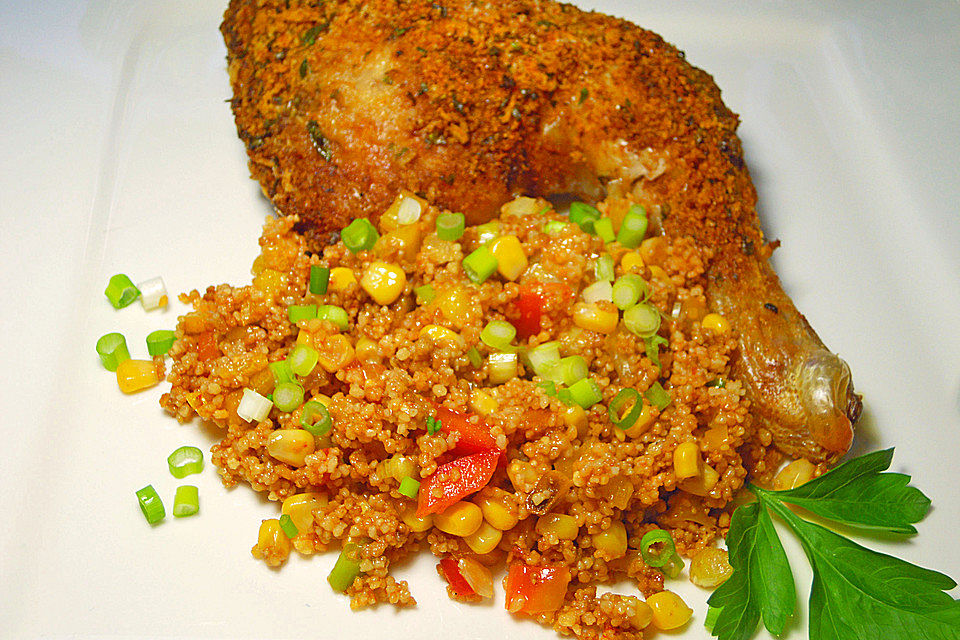 Couscous-Salat, lecker würzig