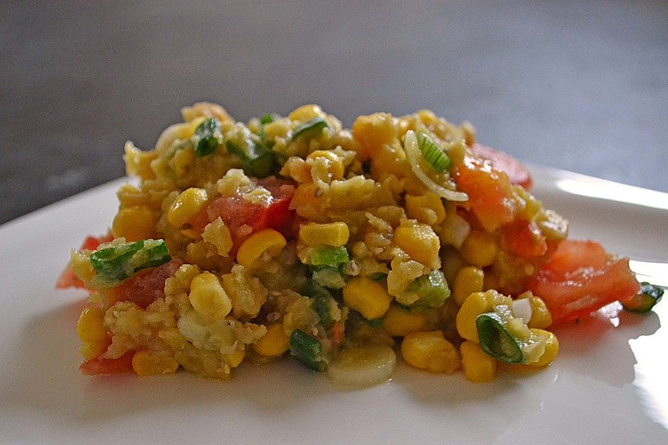 Couscous-Salat, lecker würzig