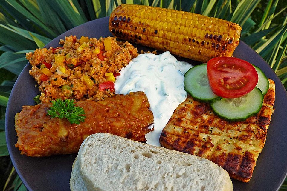 Couscous-Salat, lecker würzig