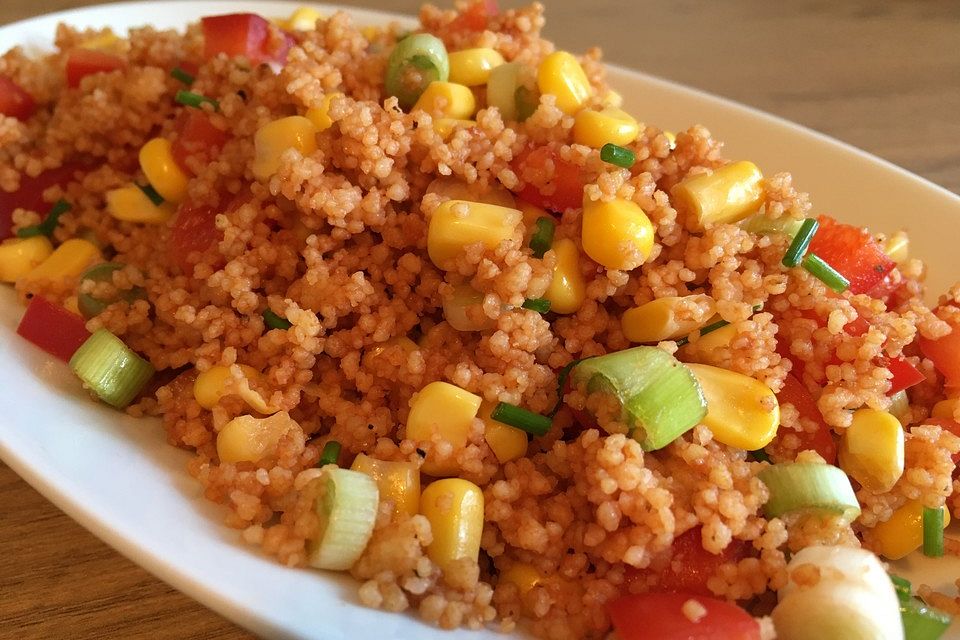 Couscous-Salat, lecker würzig