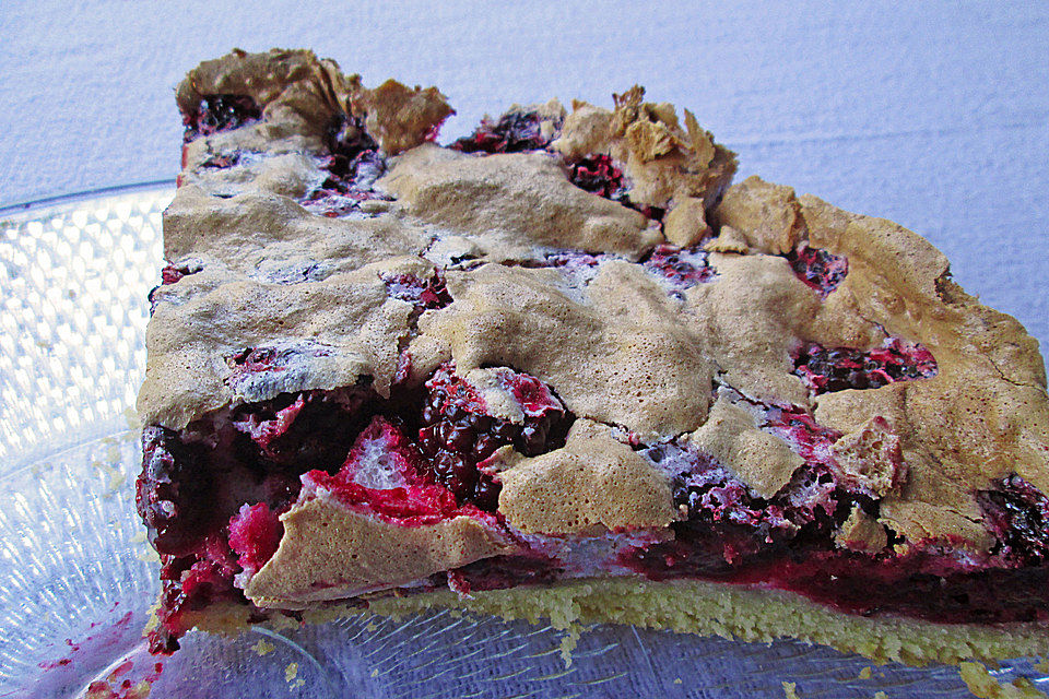 Brombeer - Baiser - Kuchen