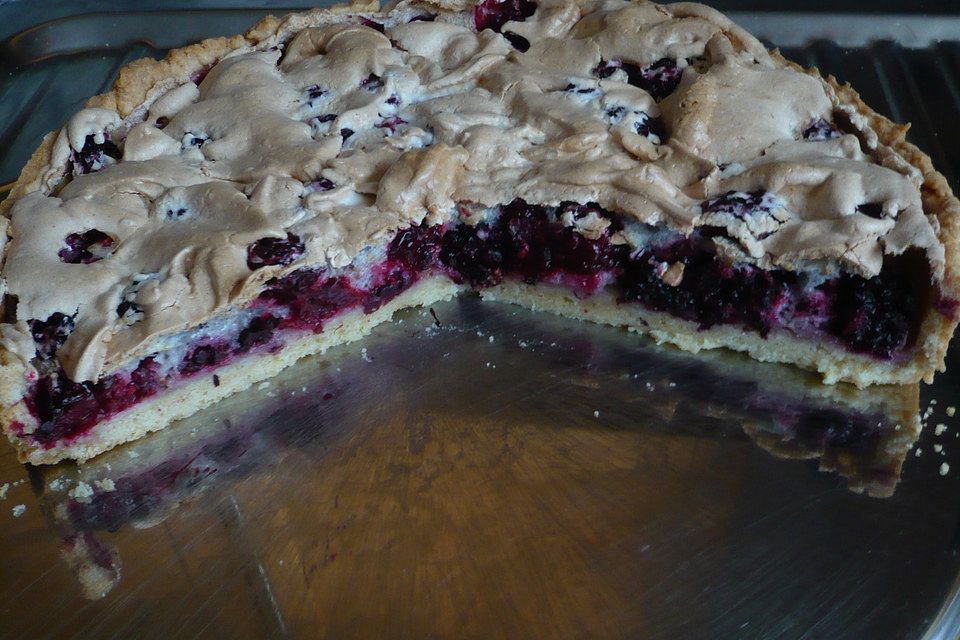 Brombeer - Baiser - Kuchen