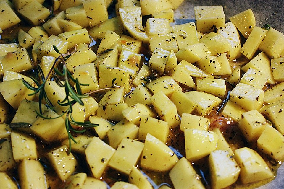 Röstkartoffeln aus dem Backofen