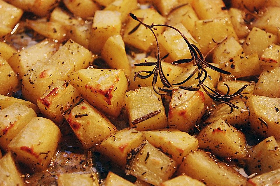 Röstkartoffeln aus dem Backofen