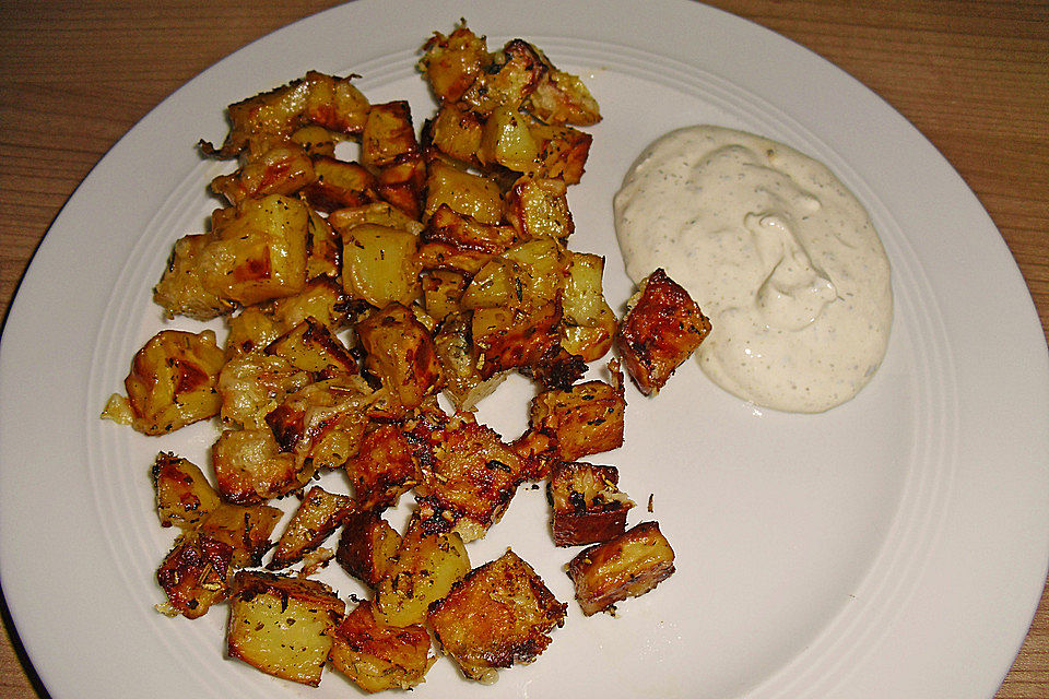 Röstkartoffeln aus dem Backofen