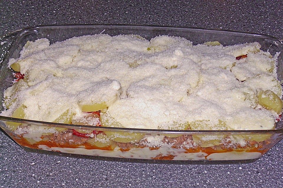 Kartoffel - Hack - Lasagne