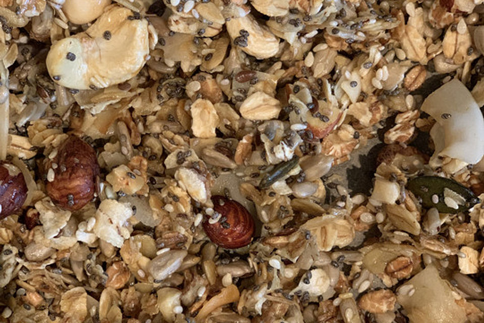 Granola Müsli selbstgebacken