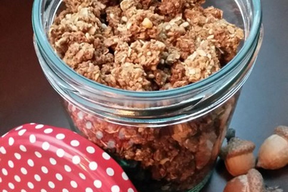 Granola Müsli selbstgebacken