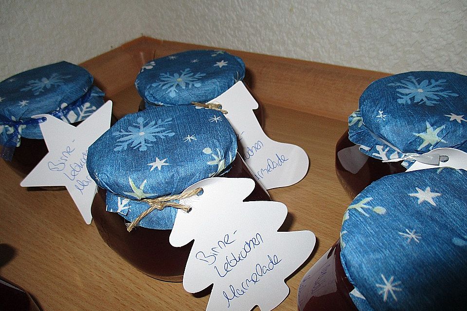 Birnen - Lebkuchen Marmelade