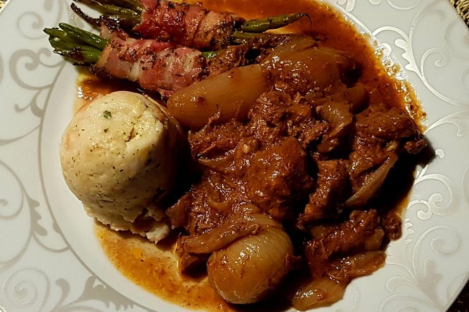 Lamm - Stifado mit Kritharaki