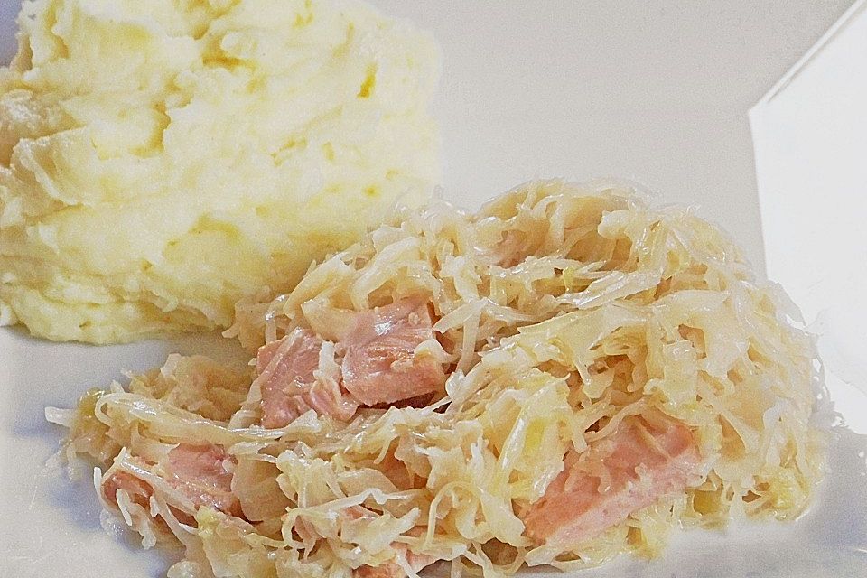 Sauerkraut mit Kassler