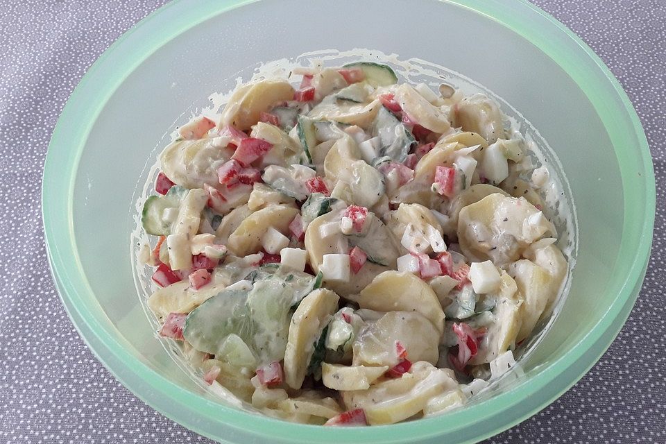 Kartoffelsalat mit Salatgurke