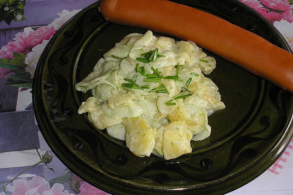 Kartoffelsalat mit Salatgurke