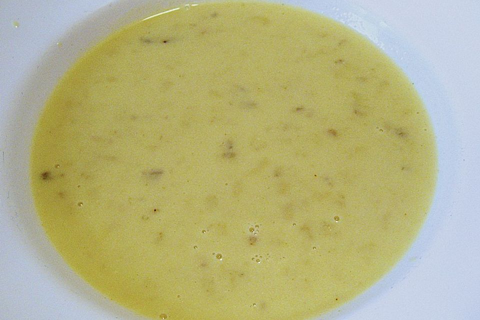 Currysuppe mit Banane