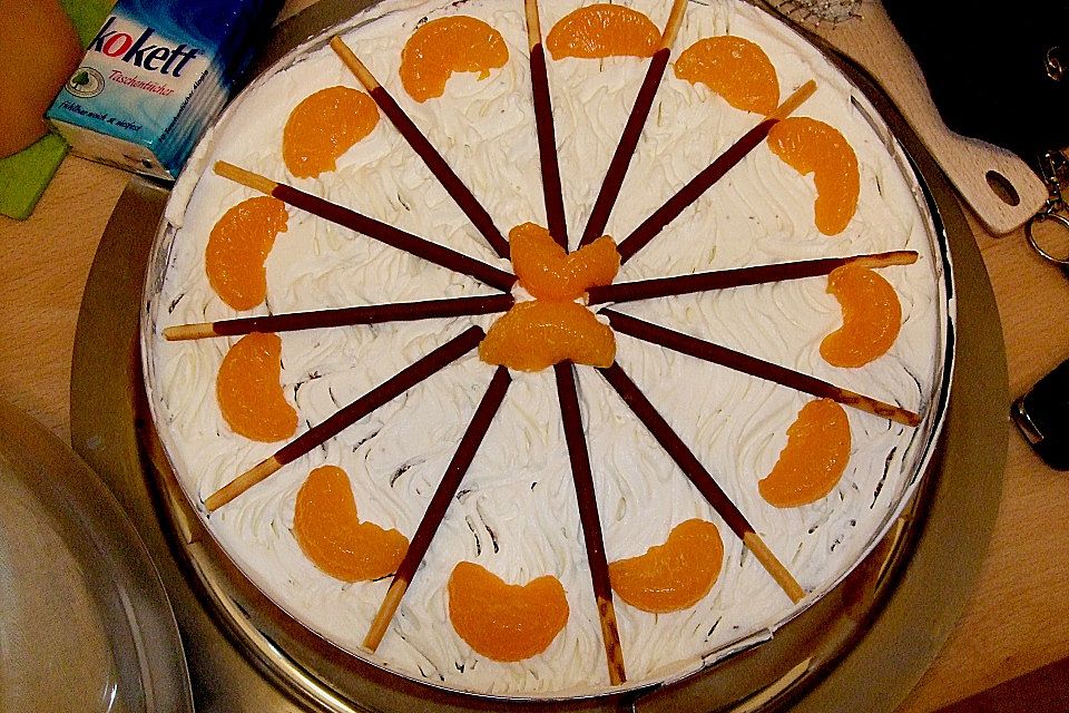 Mandarinen - Prosecco - Torte