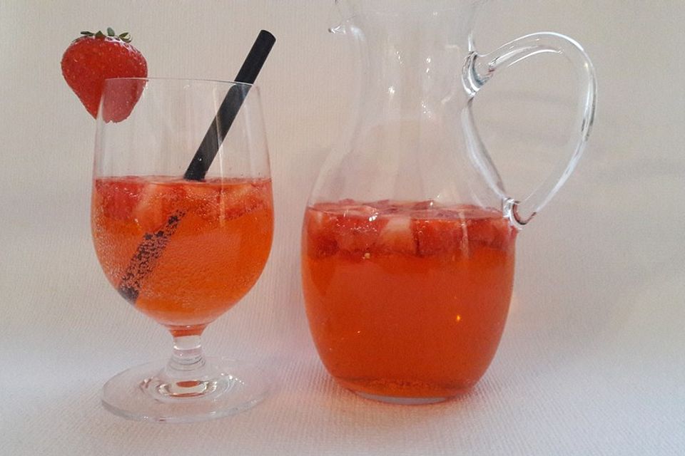 Erdbeer Campari Bowle